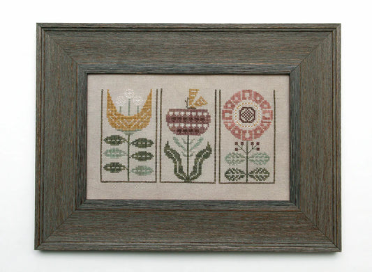 Floral Etchings 2 Cross Stitch Pattern Heart in Hand