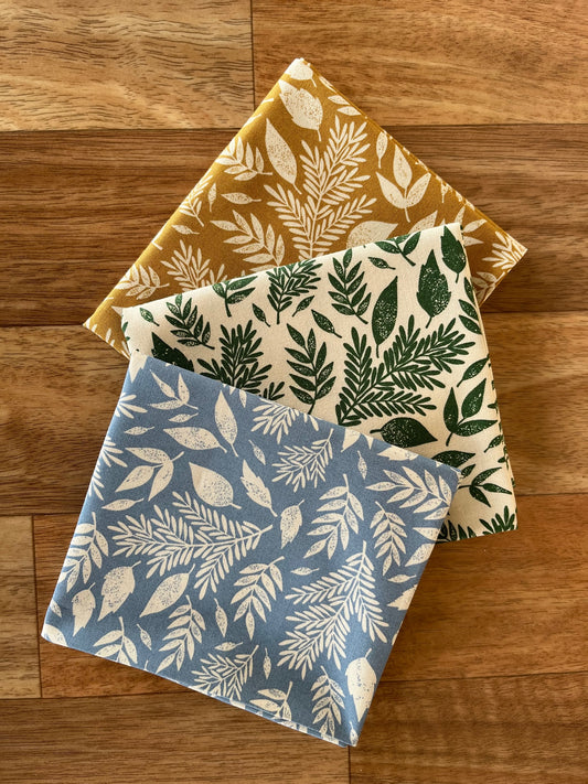 Flower Press Foliage Fat Quarter Bundle by Katharine Watson of Moda fabrics