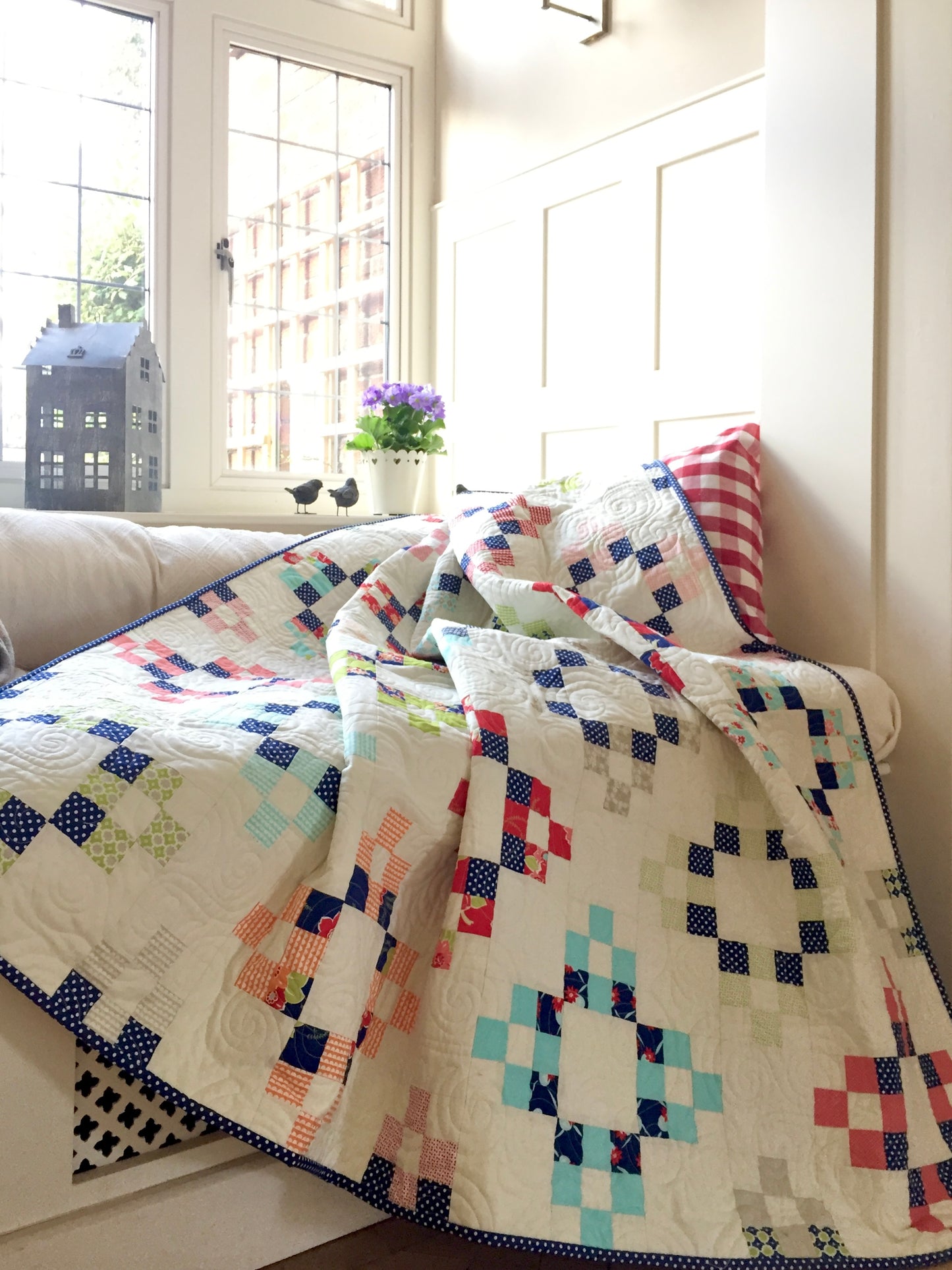 Forget me Not Quilt Pattern By CakeStand Quilts
