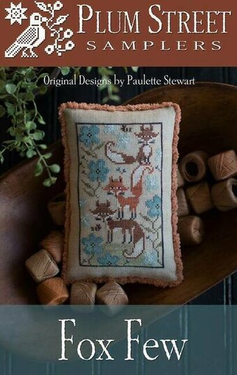 Fox Few Cross Stitch Pattern Plum Street Samplers