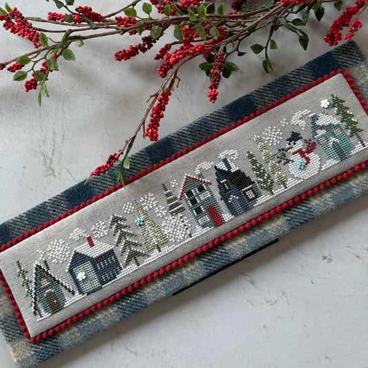 A Frosty Tiny Town Cross Stitch Pattern Heart in Hand