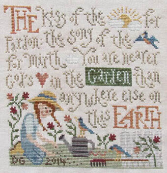 Garden Bliss Cross Stitch Pattern by Silver Creek Samplers