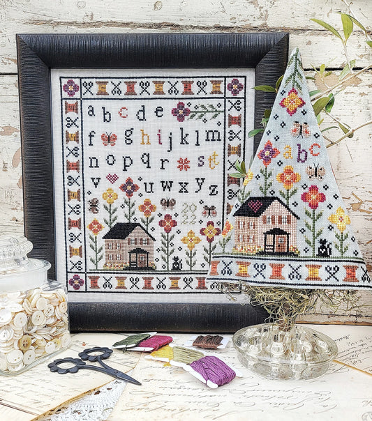 Gardenside Sampler and Tree Cross Stitch Pattern Hello from Liz Mathews