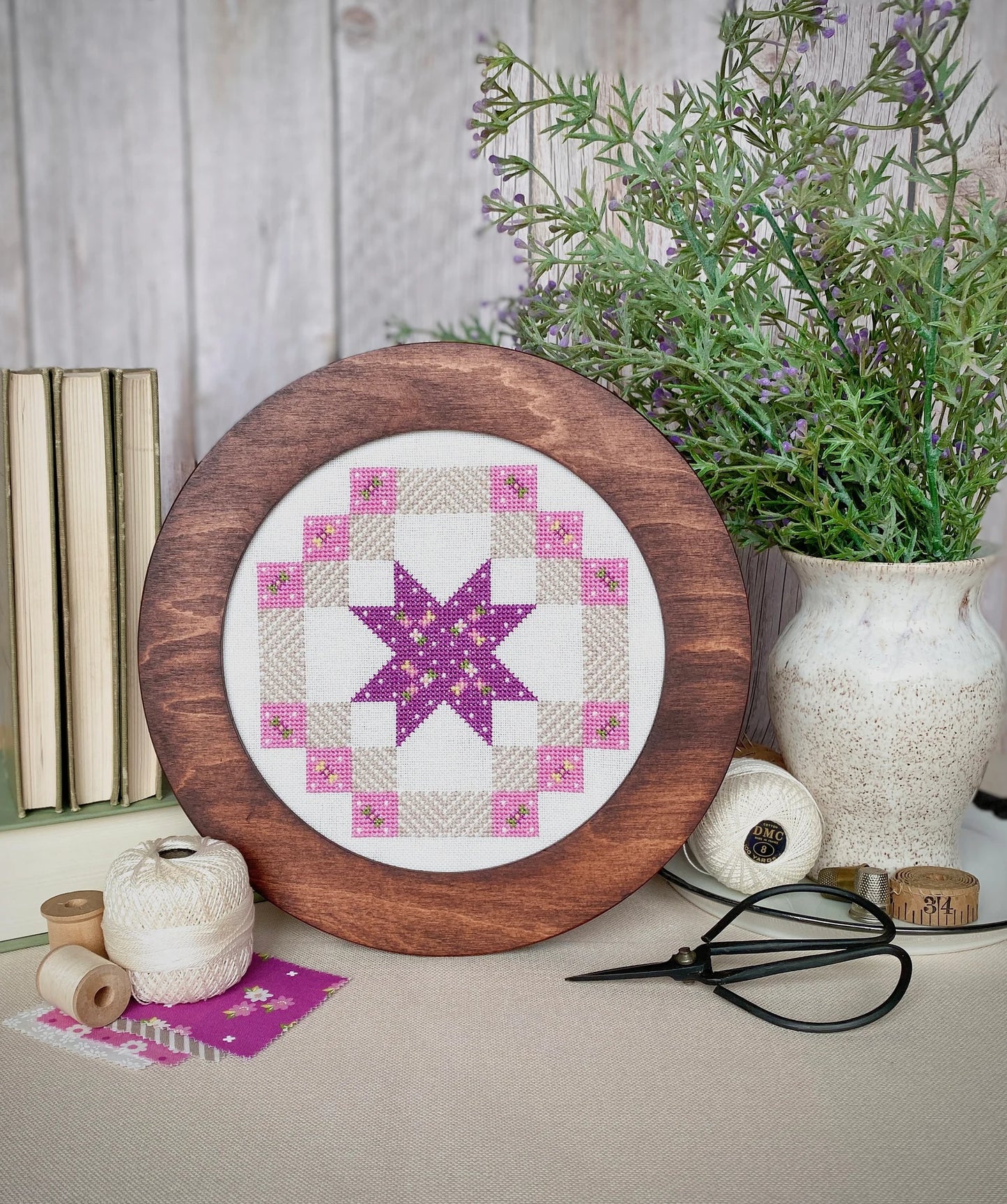 Good Vibes Mini Cross Stitch Pattern by Count Your Stitches Designs