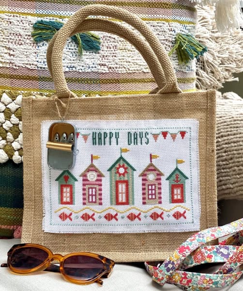 Happy Days Mini Cross Stitch Kit Historical Sampler Company
