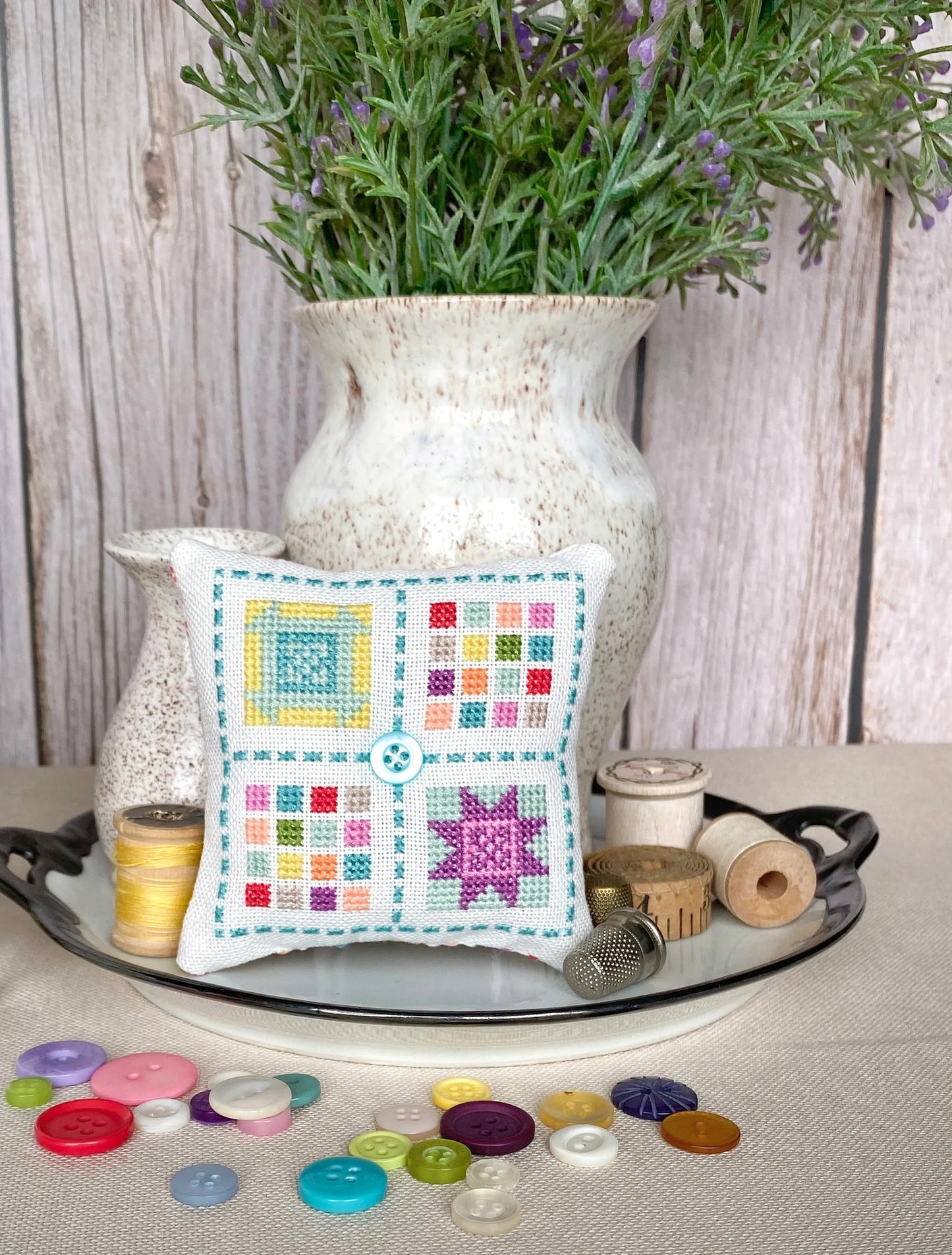 Happy Go Lucky 2 Mini Cross Stitch Pattern by Count Your Stitches Designs