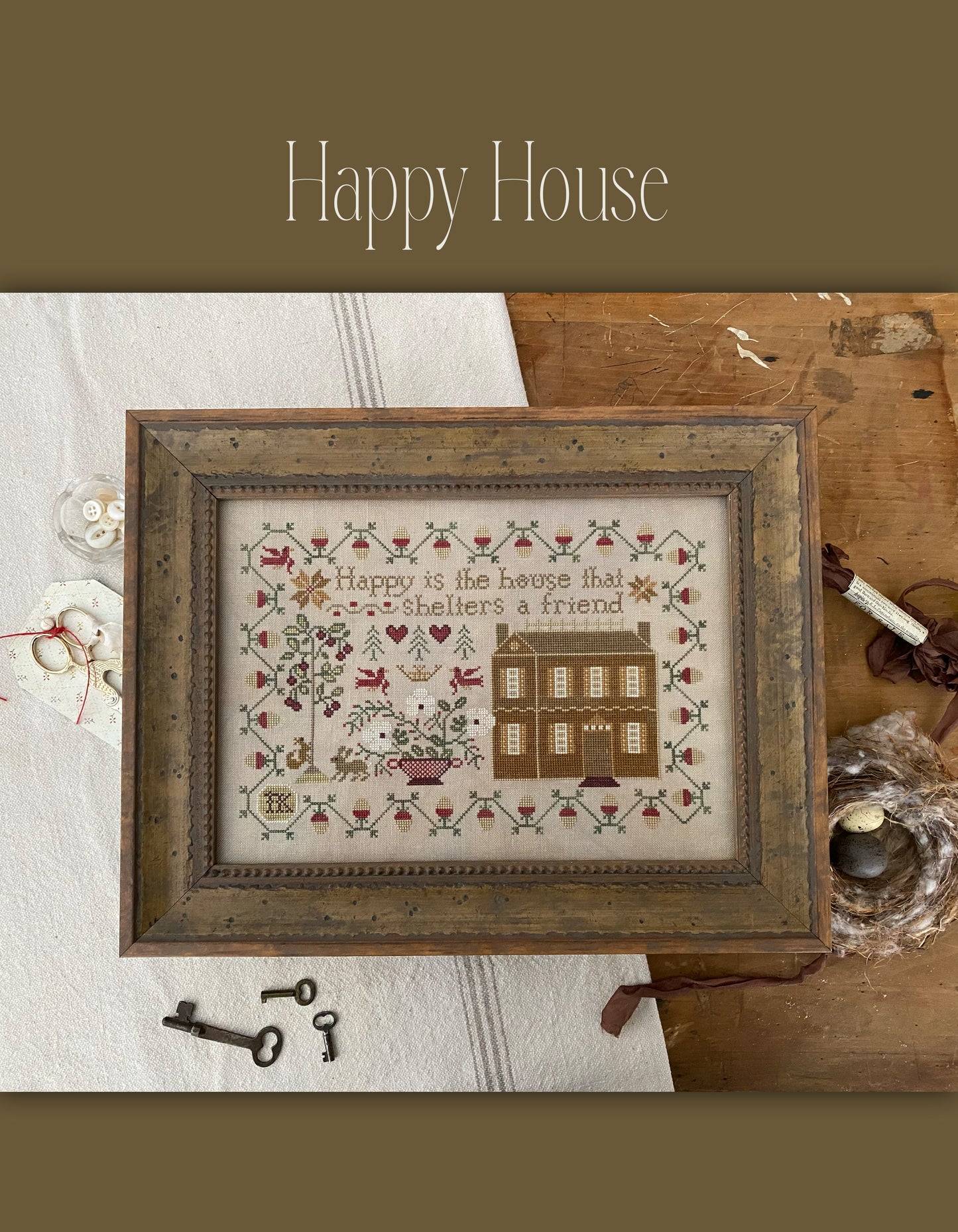 Humble Cottage Cross Stitch Booklet by Teresa Kogut