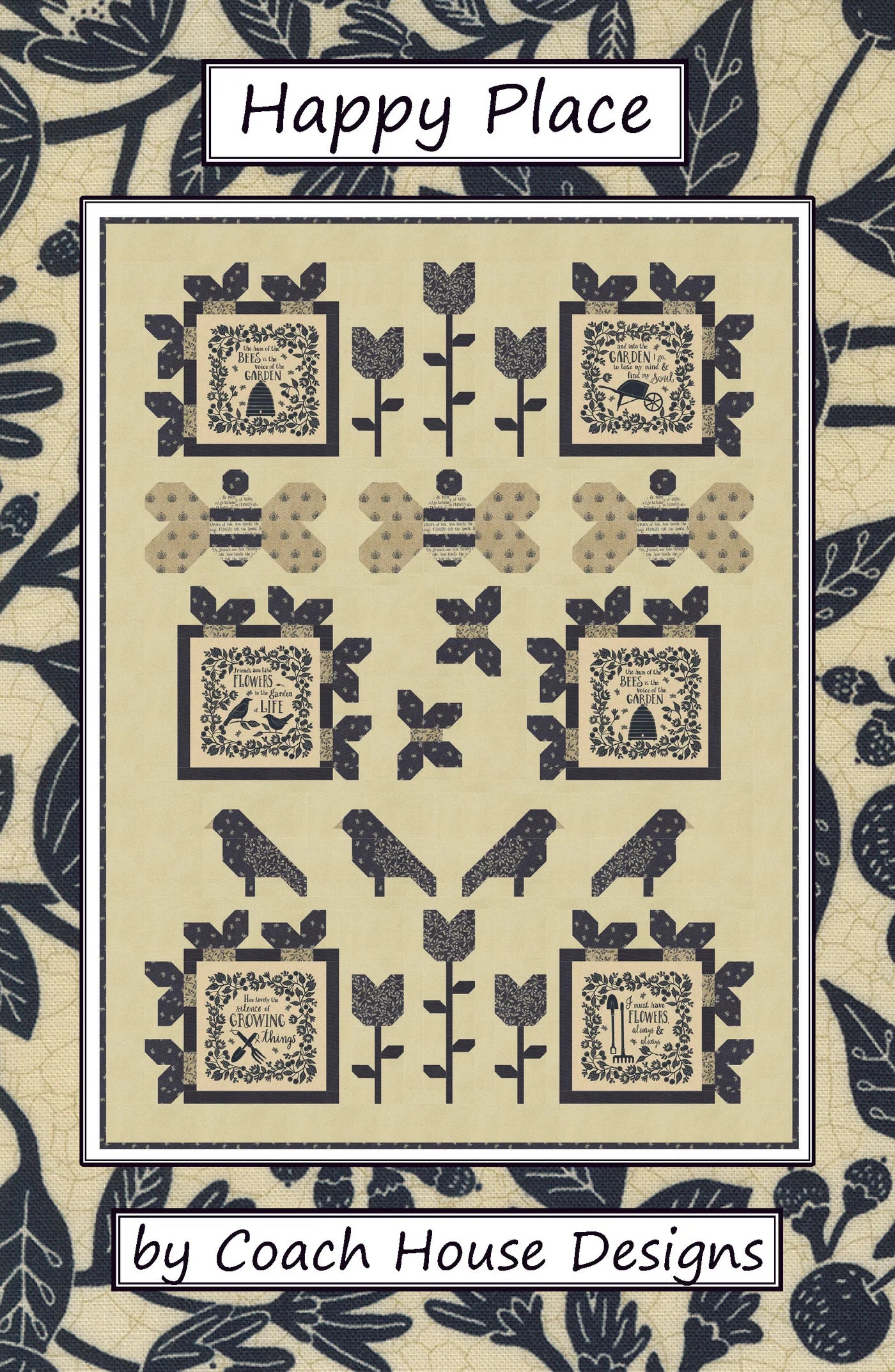 Happy Place Quilt Pattern by Coach House Designs