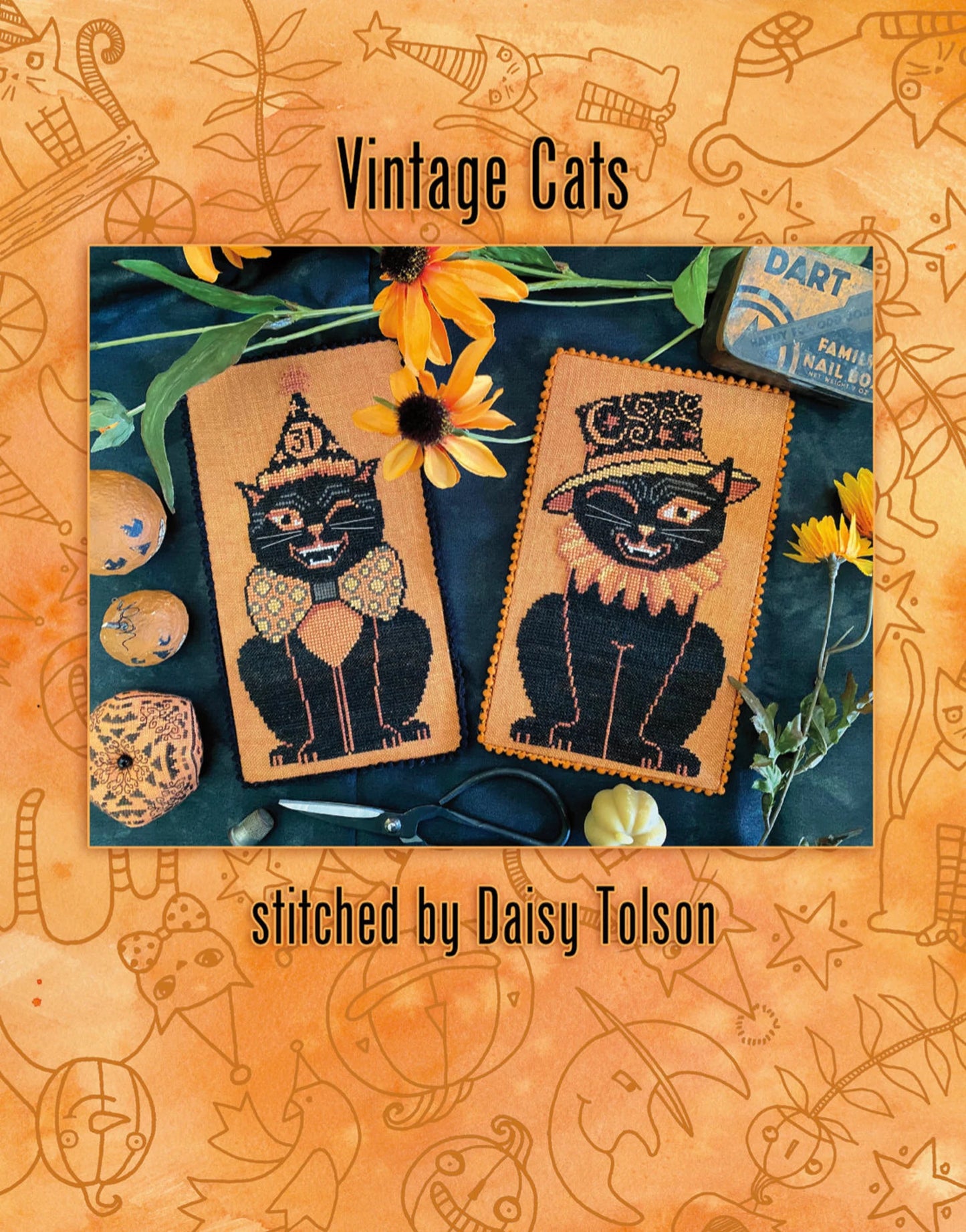 Hello Halloween cross stitch booklet by Teresa Kogut