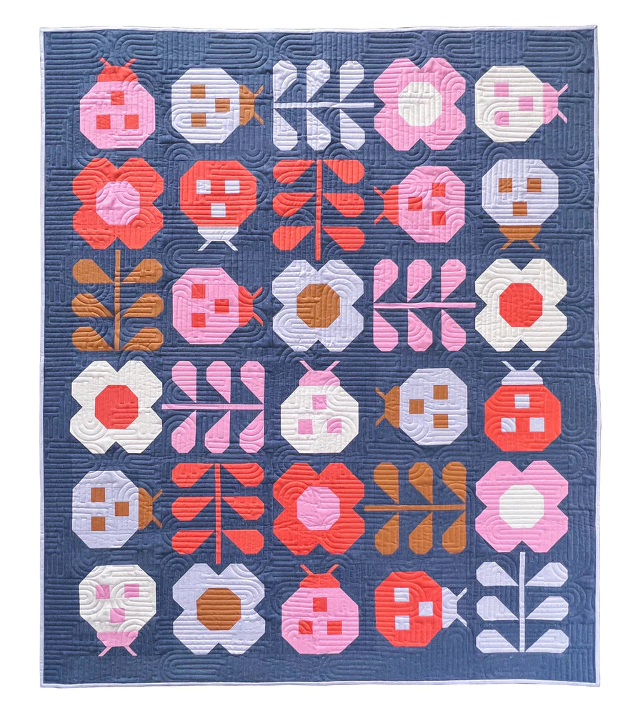 Hello Spring Quilt Pattern - Pen and Paper