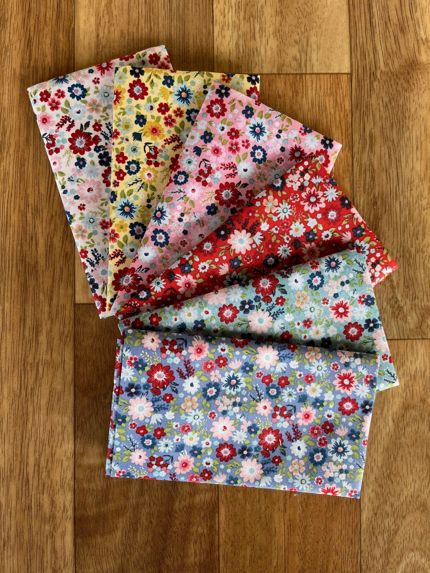 Hip Hip Hooray Fat Eighth Bundle by Lori Woods for Poppie Cotton