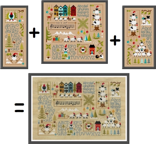 Histoires de Moutons en Hiver (Winter Sheep Stories) 2 Cross Stitch pattern by Jardin Prive