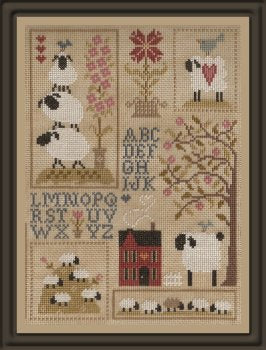 Histoires de Moutons 3 Cross Stitch Pattern by Jardin Prive
