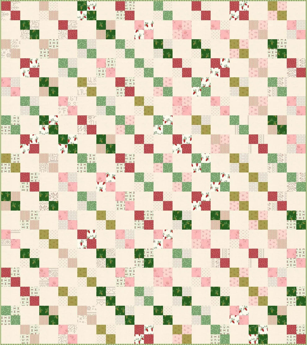 Holiday Garland Quilt Pattern by Laundry Basket Quilts