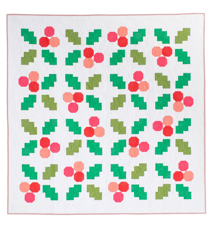 Holly Jolly Quilt Pattern by Then Came June & Pen and Paper