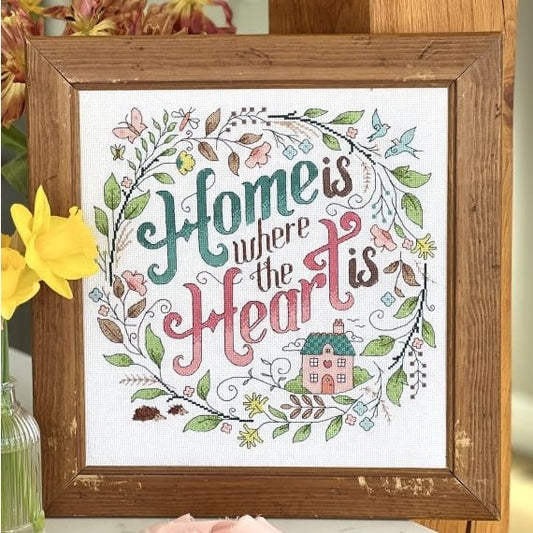 Home is Where The Heart Is by Stitchrovia Cross Stitch Kit Historical Sampler Company