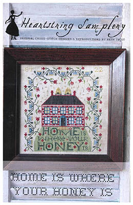 Home Is Where Your Honey Is Cross Stitch Pattern by Heartstring Samplery