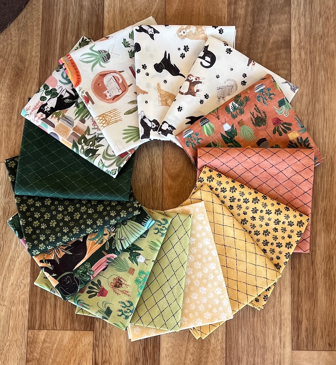 Homebodies Fat Eighth Bundle by Mary Urban for Clothworks Fabrics