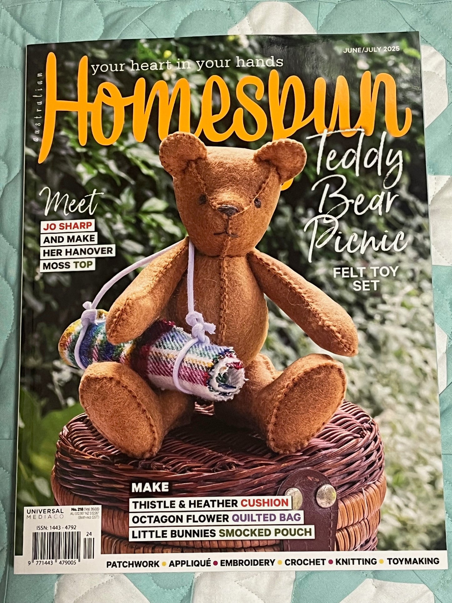Homespun Magazine June July 2025 Edition by Universal Publishing