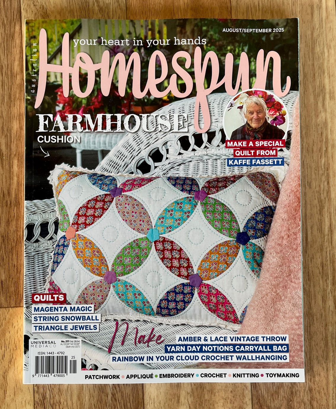 Homespun Magazine August September 2025 Edition by Universal Publishing