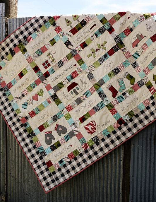 Hometown Christmas Quilt Pattern by Sweetwater
