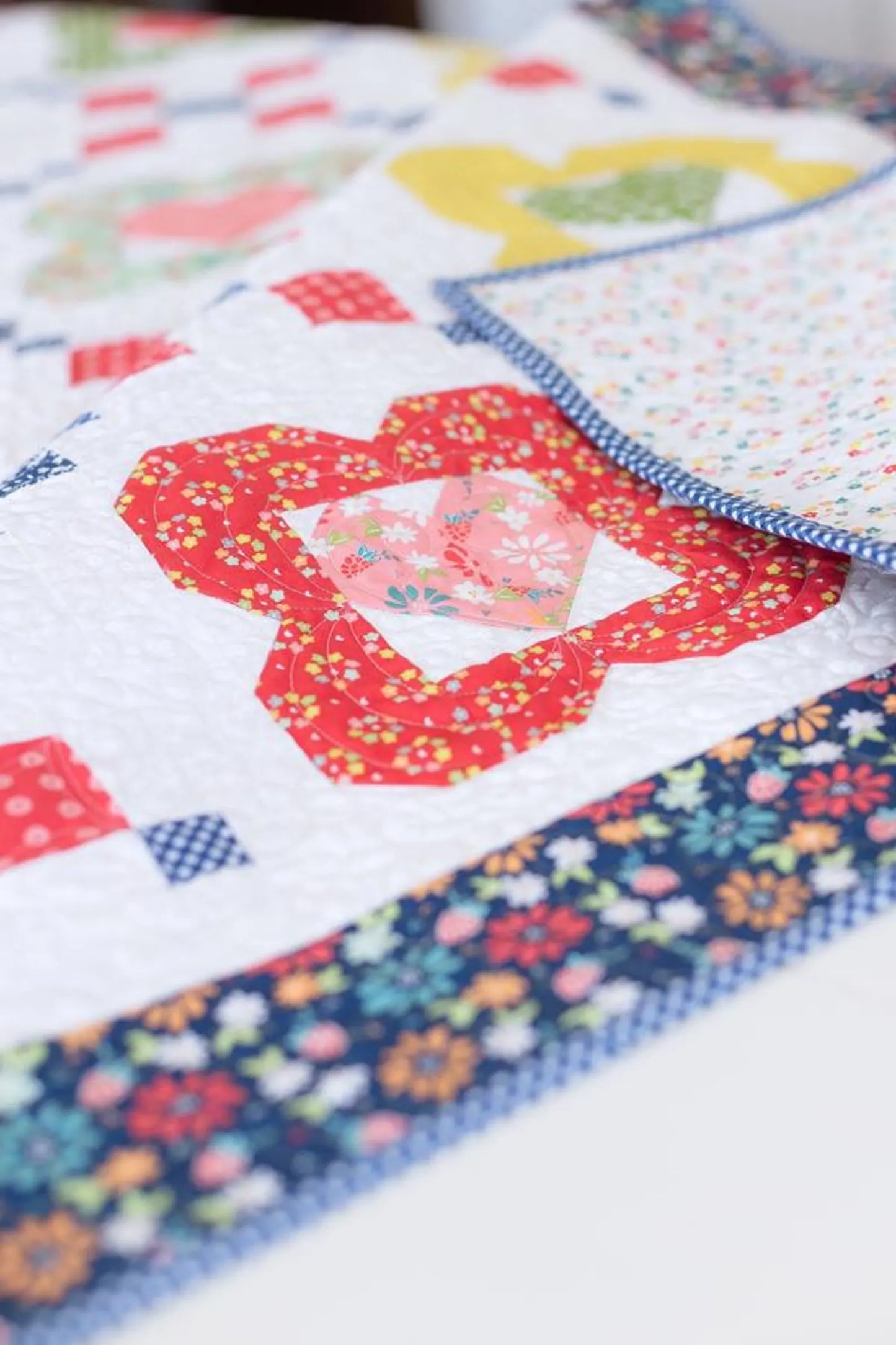I Heart Flowers Quilt Pattern by A Quilting Life
