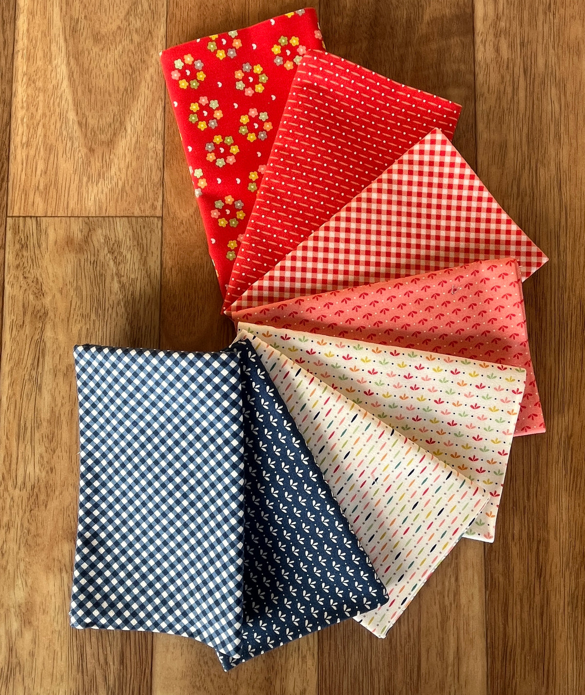 Raspberry Summer Fat Eighth Bundle by Sherri & Chelsi for Moda Fabrics