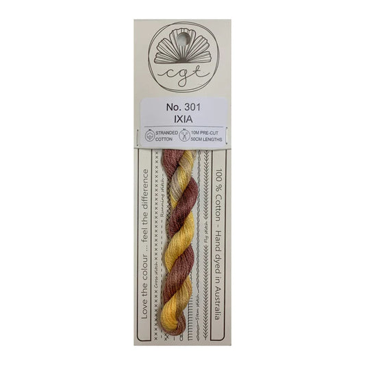 Ixia Cottage Garden Thread Pre-Cut 6 Stranded Hand Dyed Embroidery Floss