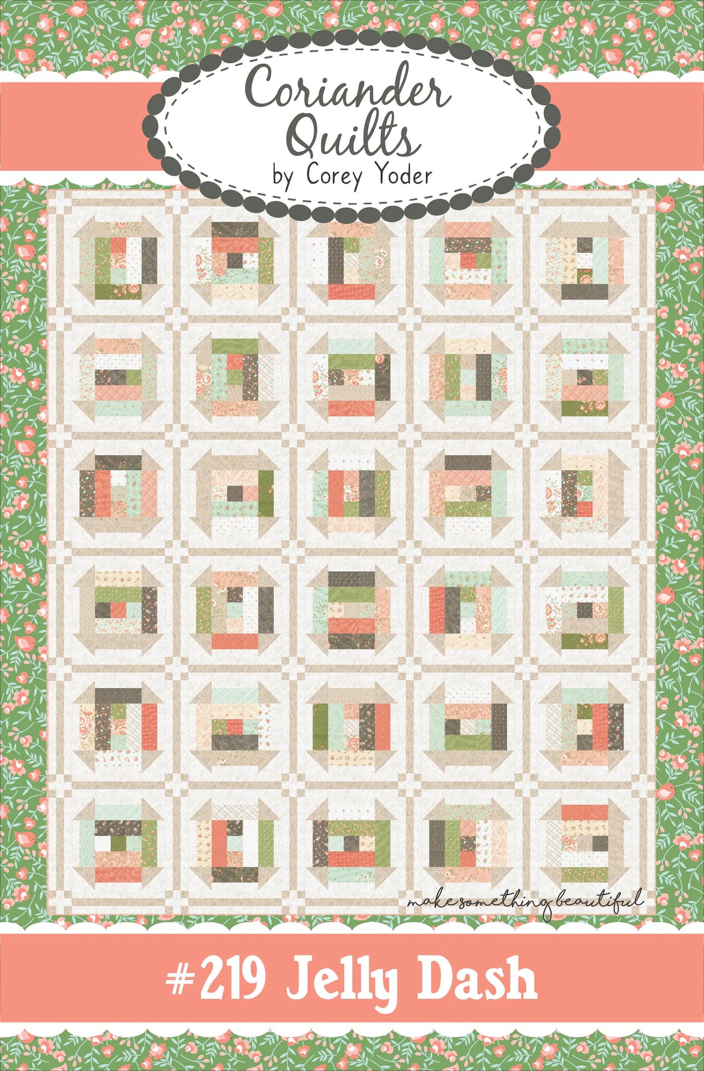 Jelly Dash Quilt Pattern by Corey Yoder of Coriander Quilts