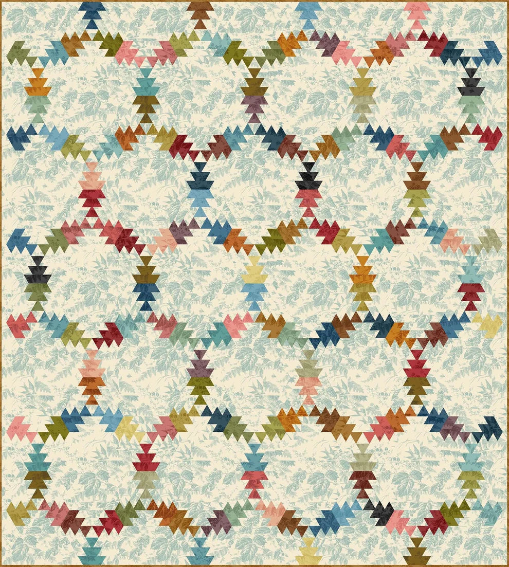 Keepsake Wreath Quilt Pattern by Laundry Basket Quilts