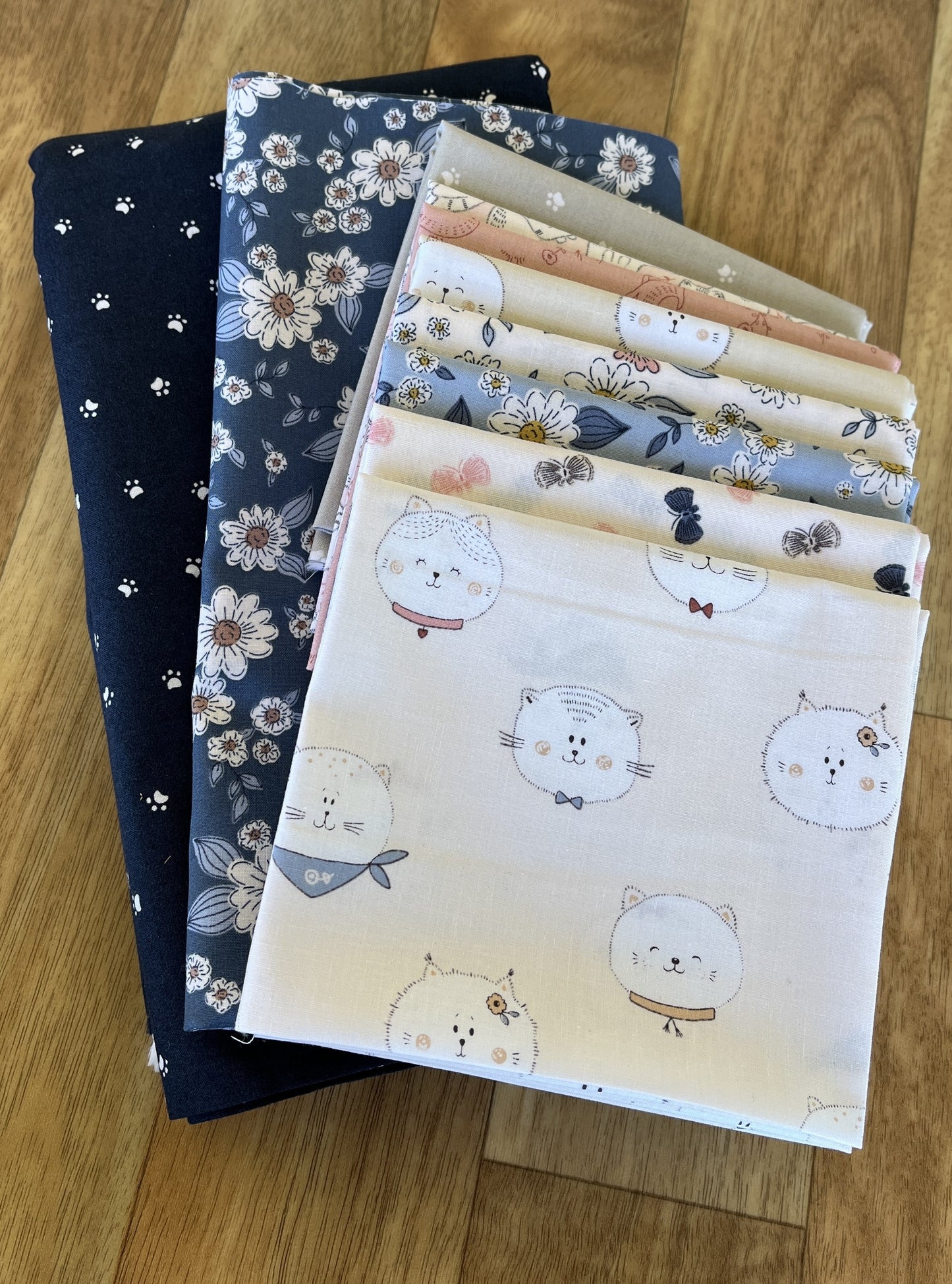 Kitty Cats Quilt Fabric Kit