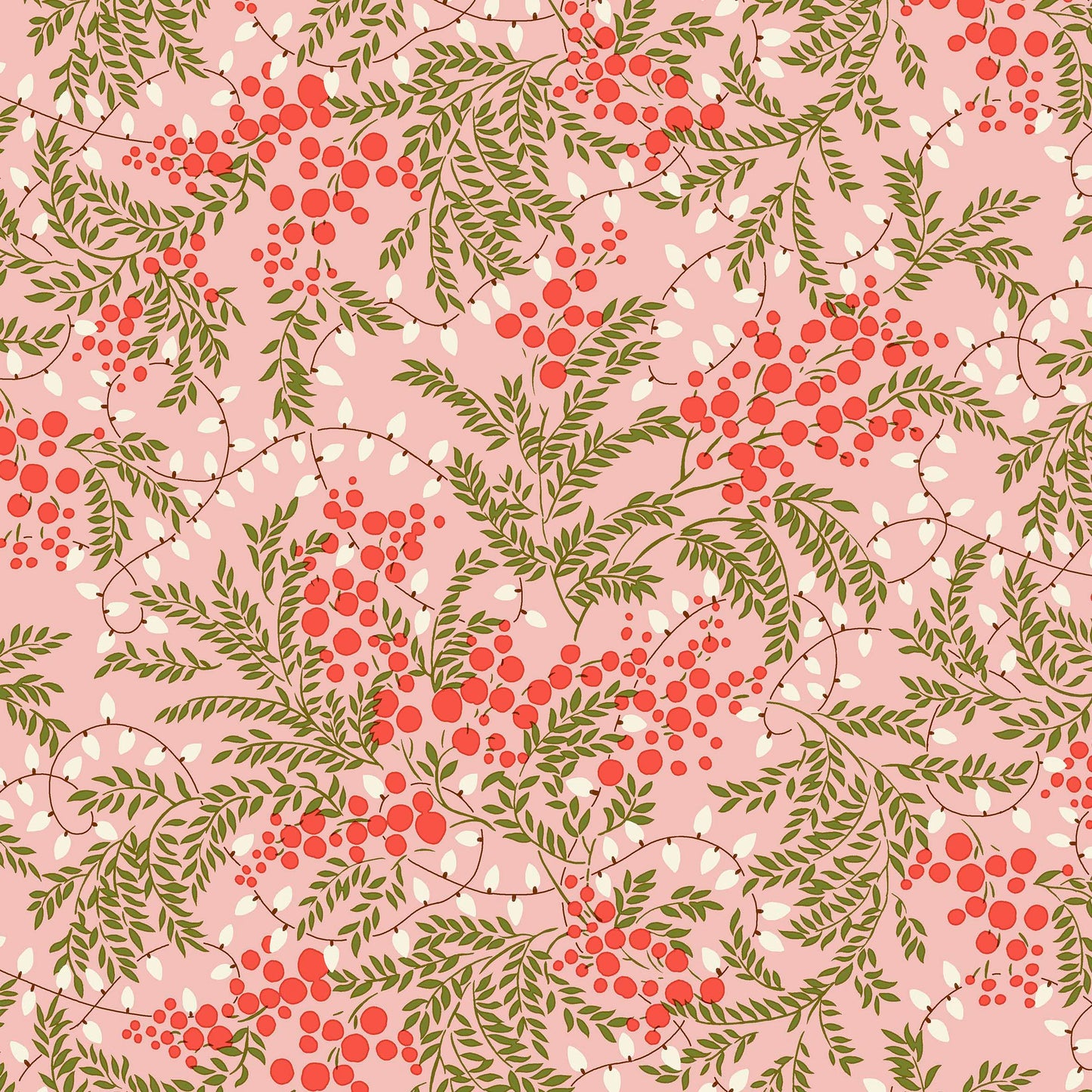 Festive Magic Twinkling Lights LO1667523D by Liberty Fabrics (sold in 25cm increments)