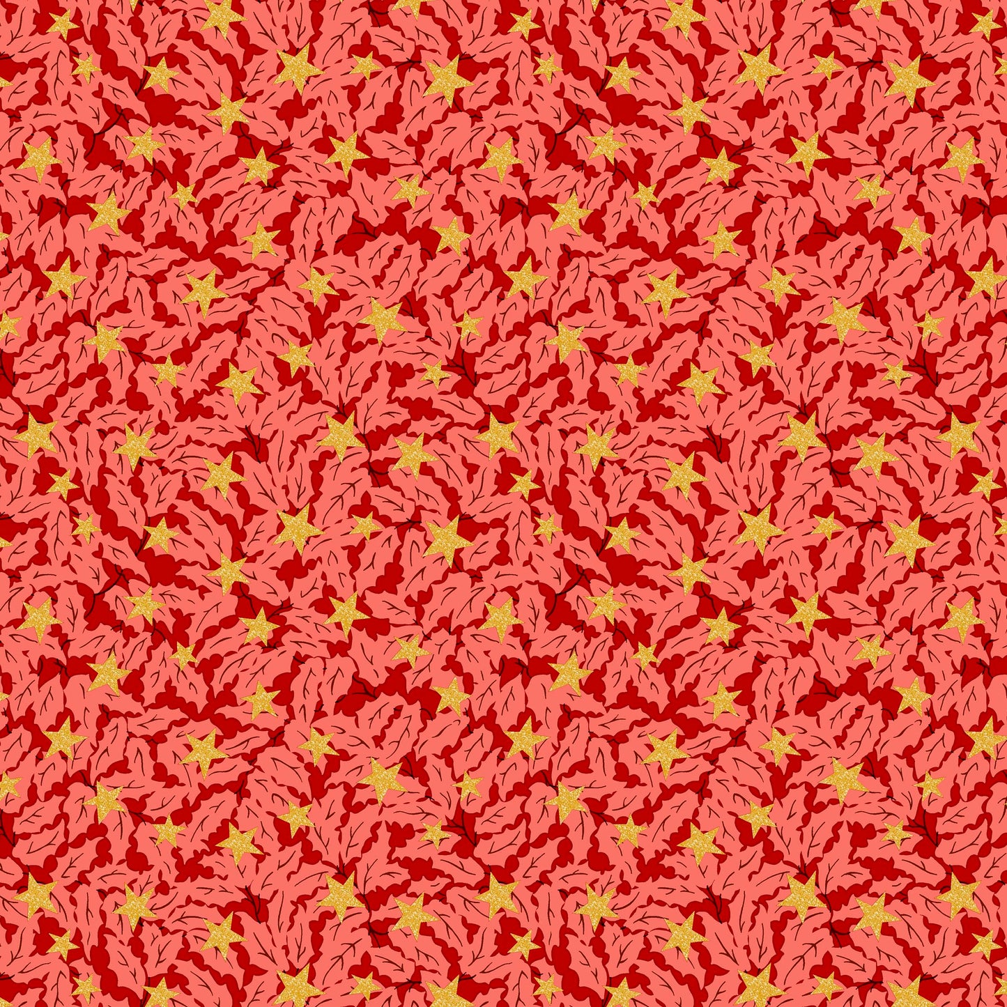 Festive Magic Metallic Holly Sparkle LO166MT7520D by Liberty Fabrics (sold in 25cm increments)