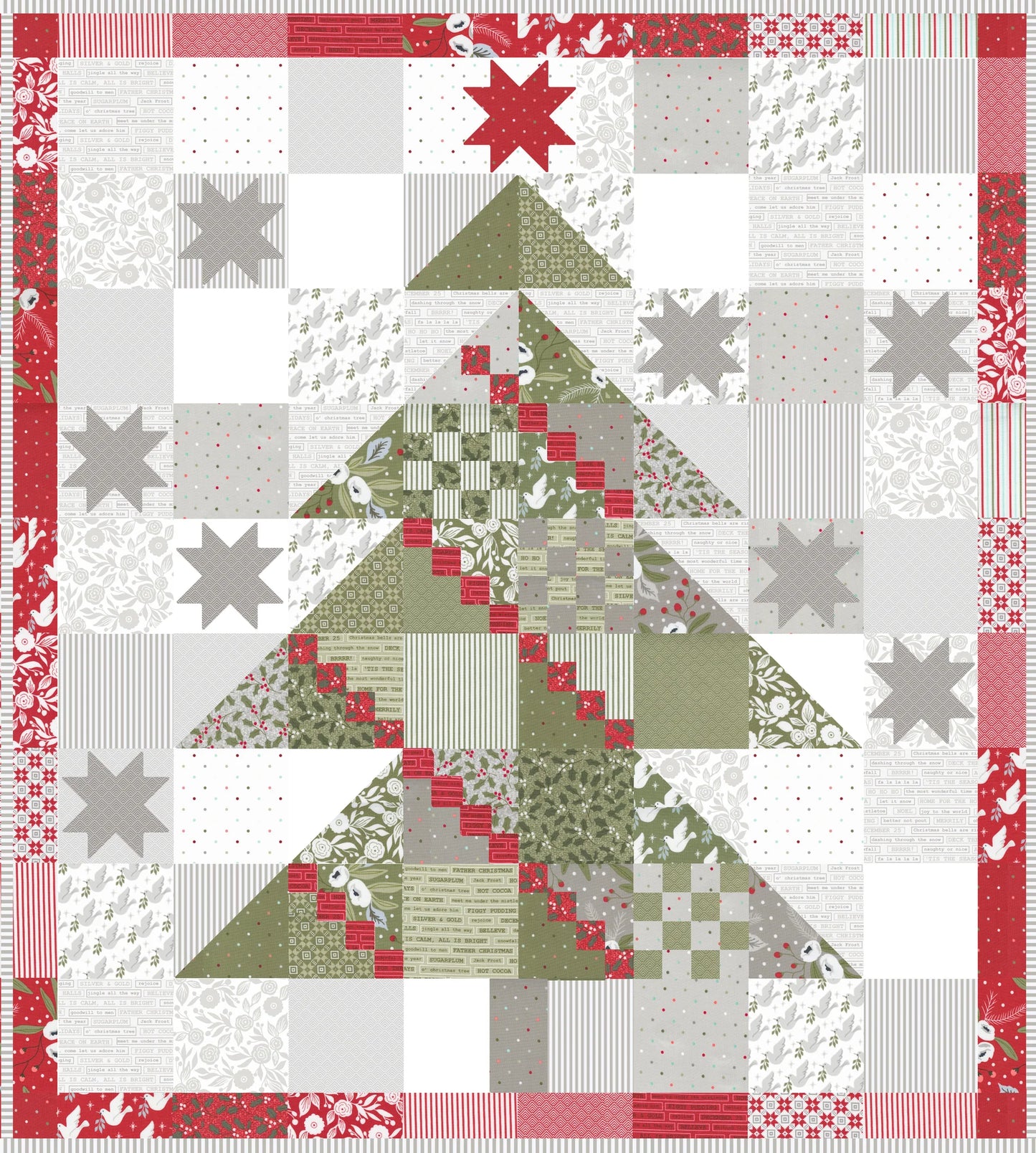 Yule Tree Quilt Pattern Lella Boutique
