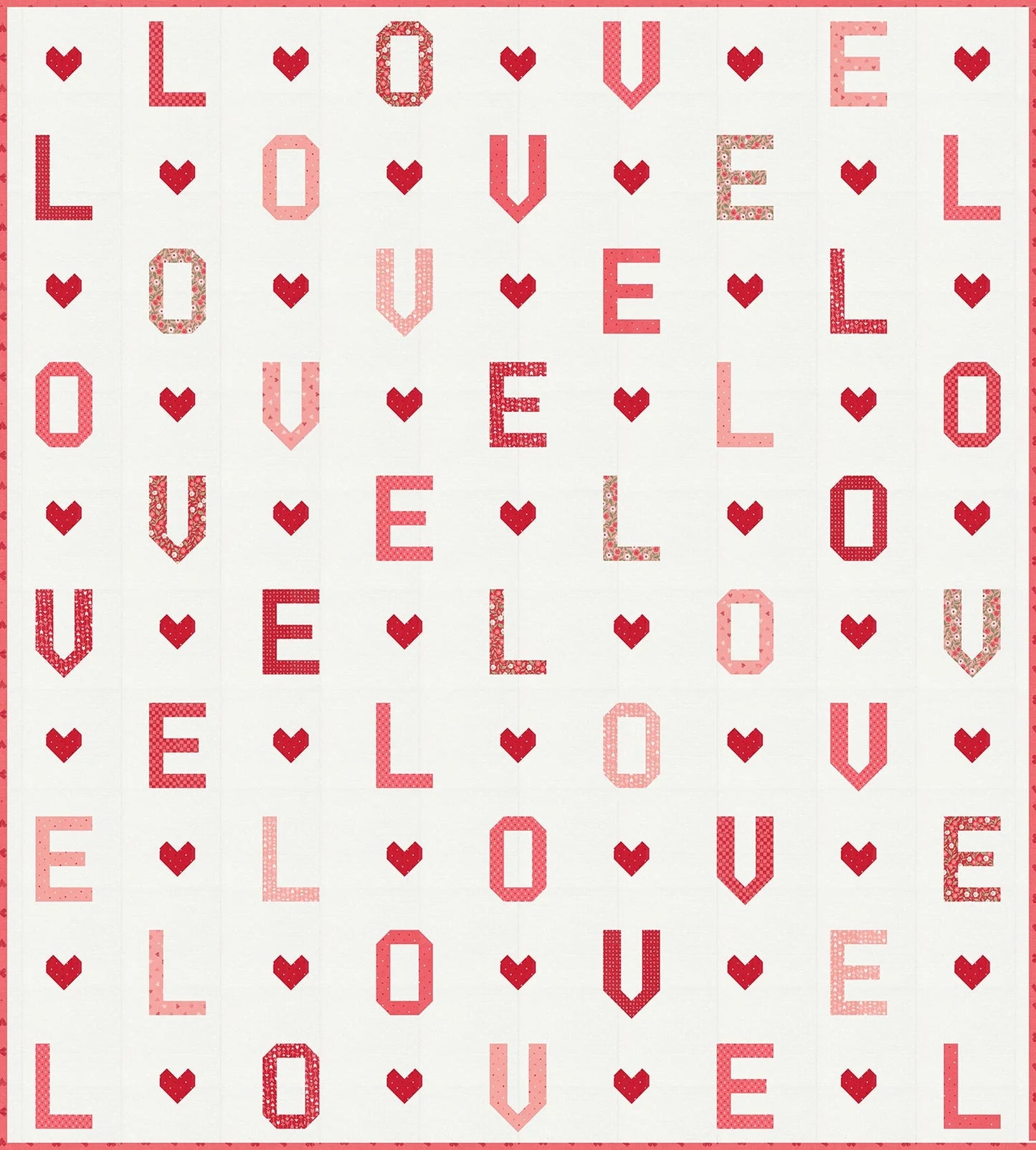 L-O-V-E Quilt Pattern Lella Boutique