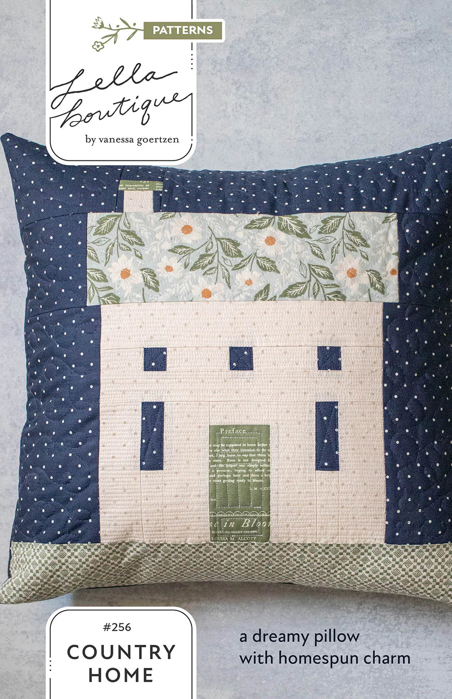Country Home Pillow Quilt Pattern Lella Boutique