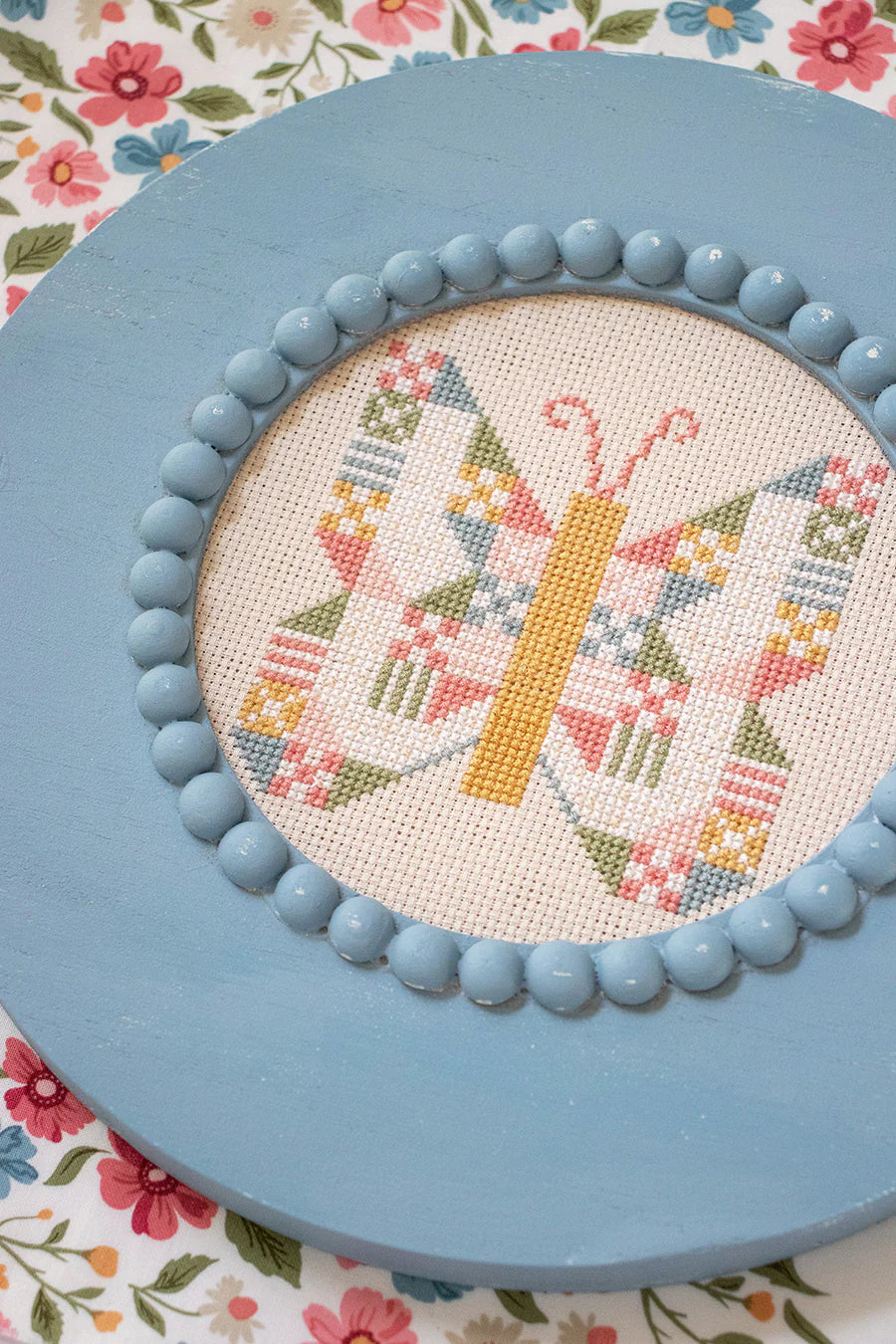 Butterfly Patch Cross Stitch Pattern by Vanessa Goertsen of Lella boutique