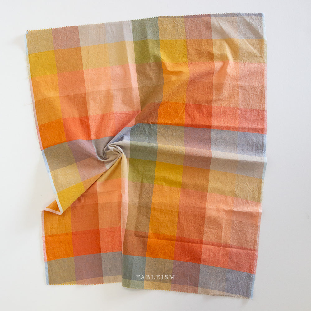 Lumiere Wide Happy Checkers in Retro LMR5501 by Fableism (sold in 25cm increments)