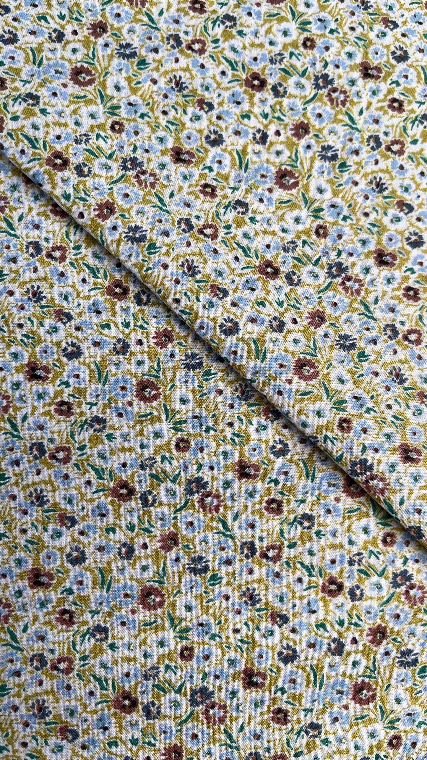 Multi Floral Voile PV141034 by La Ta Te (sold in 25cm increments)