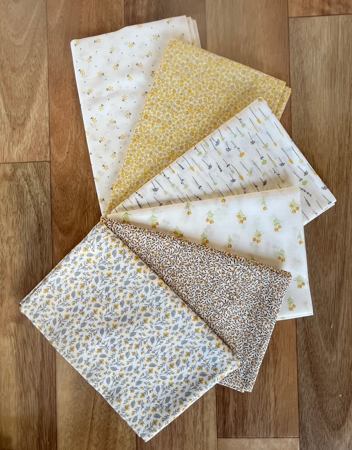 Yellows Voile Fat Quarter Bundle by La Ta Te