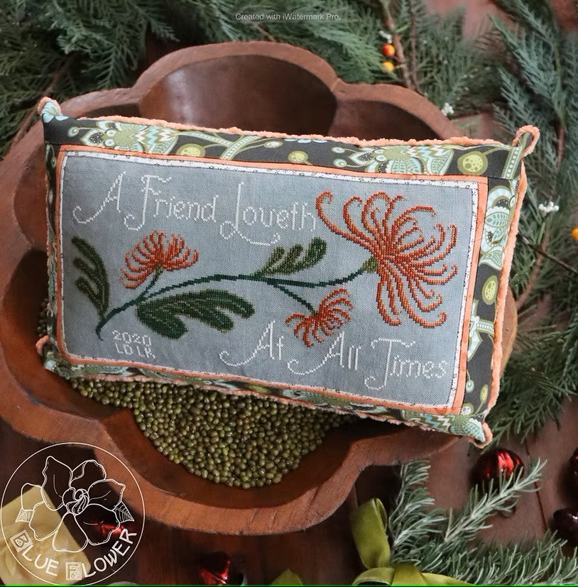Friendship - Language of Flowers Cross Stitch Pattern by The Blue Flower
