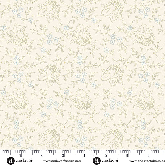 Special Delivery Tulip Lace A10472L by Laundry Basket Quilts for Andover Fabrics (sold in 25cm increments)