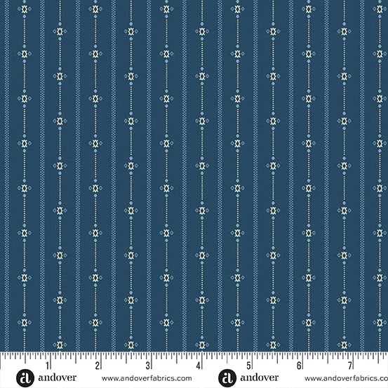 Special Delivery Homespun Deep Lake A10475B by Laundry Basket Quilts for Andover Fabrics (sold in 25cm increments)