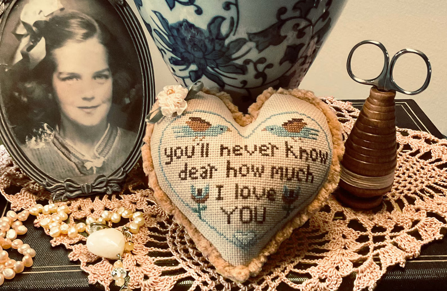 Let Love Reign Cross Stitch Booklet by Teresa Kogut