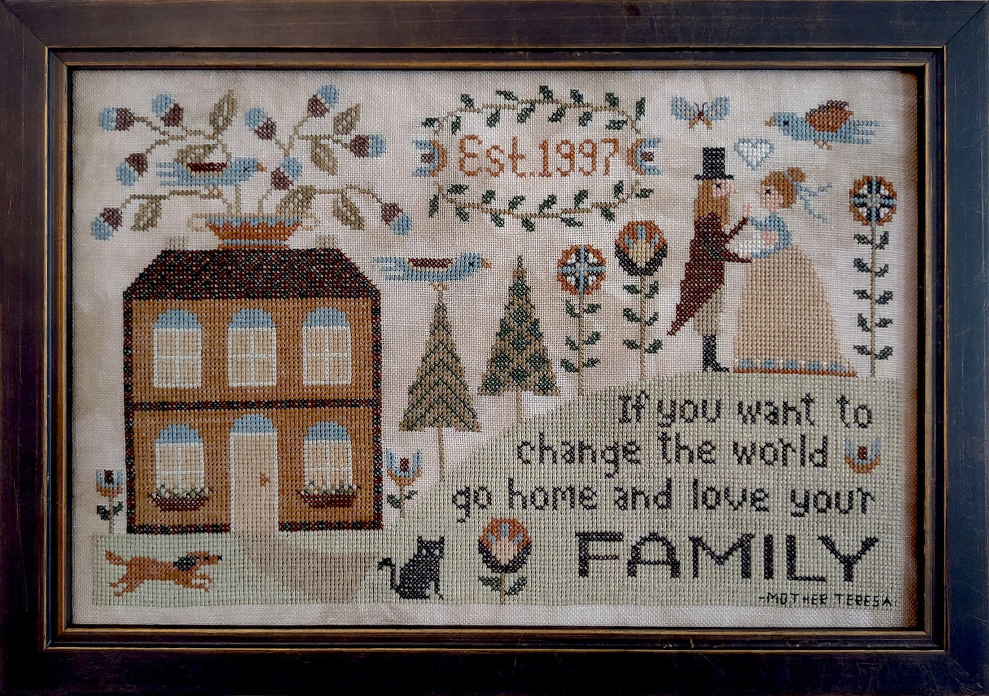 Let Love Reign Cross Stitch Booklet by Teresa Kogut