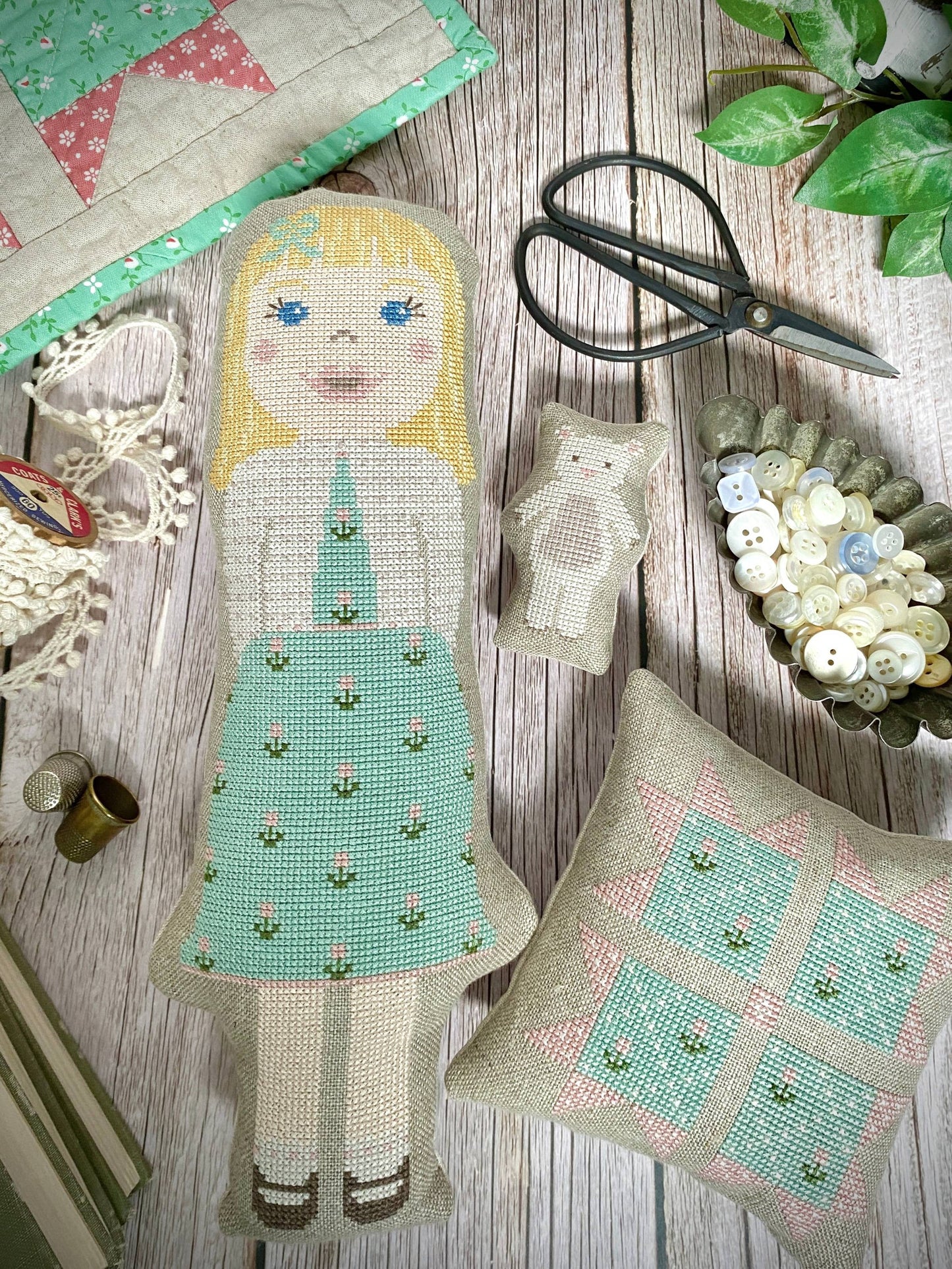 Little Sweetheart, Allie Cross Stitch Pattern by Count Your Stitches Designs