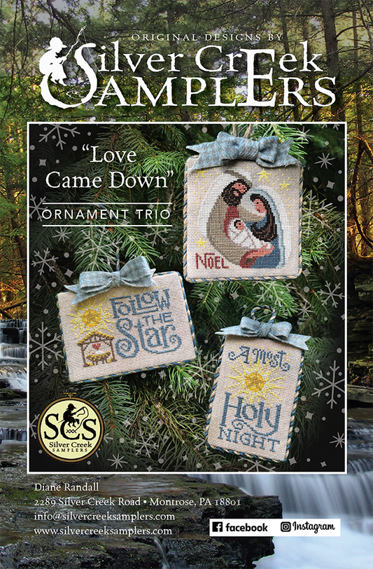 Love Came Down Cross Stitch Pattern by Silver Creek Samplers
