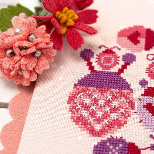 Lovebugs Cross Stitch Pattern by Counting Puddles