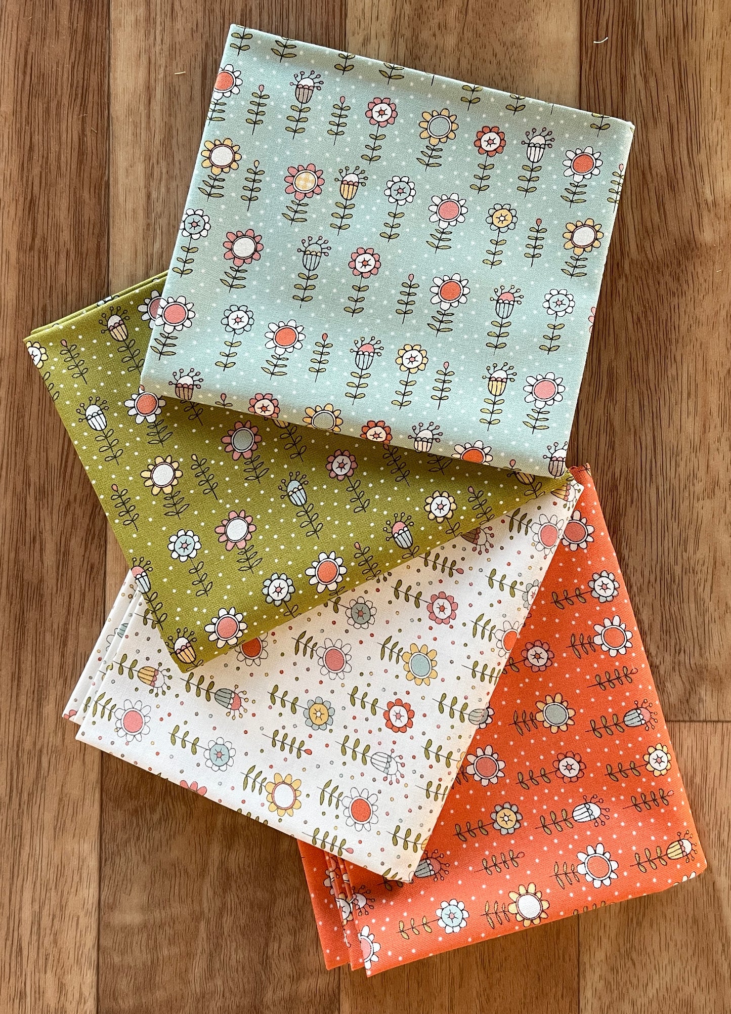 Lucky Bloom Fat Quarter Bundle by Sweetwater for Moda Fabrics