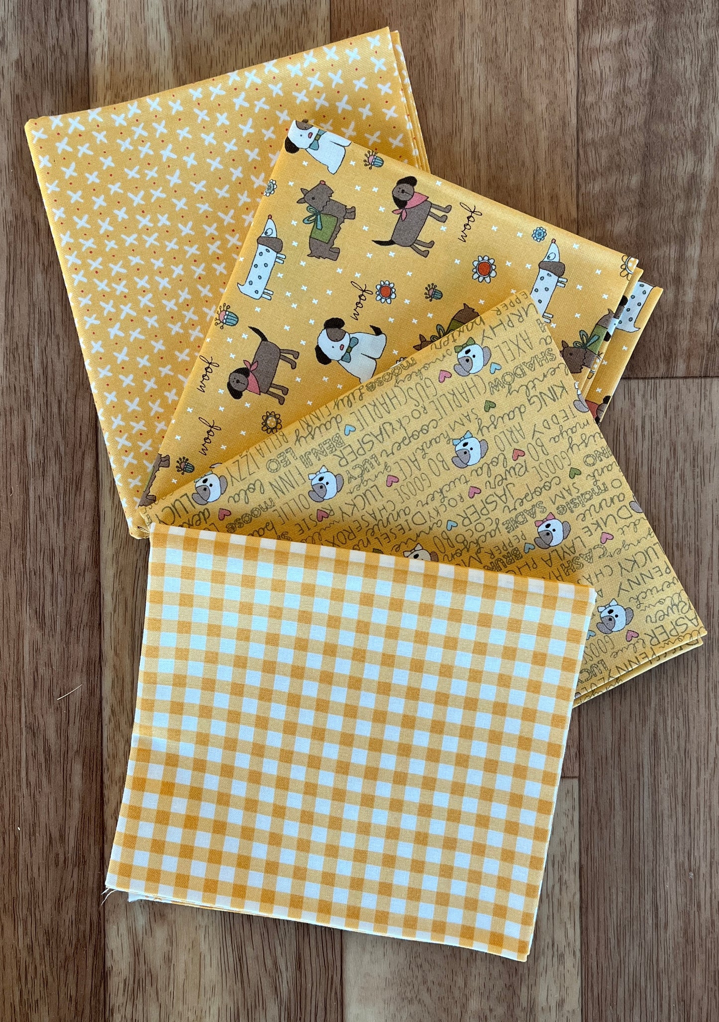 Lucky Yellow Fat Quarter Bundle by Sweetwater for Moda Fabrics